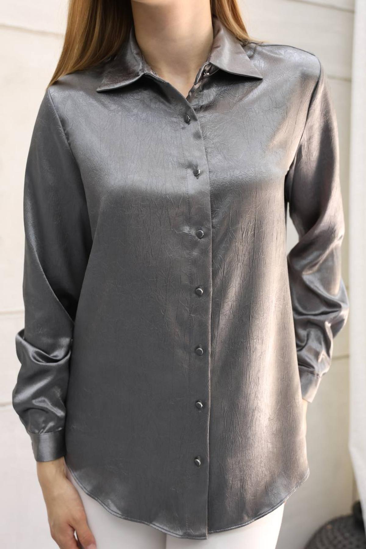Wholesale Women Light Gray Shirt 718475