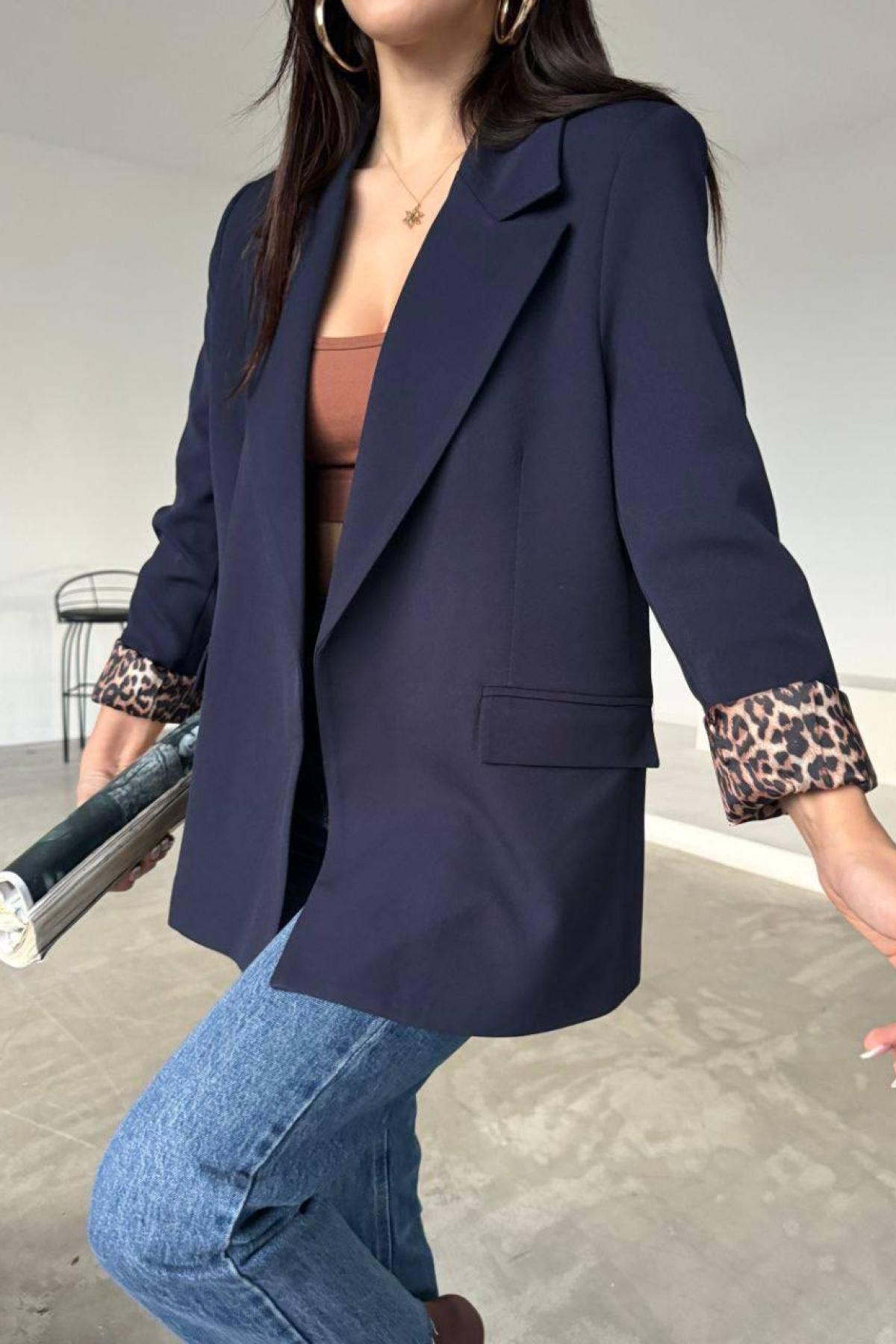 Wholesale Women Navy Blazer 727744