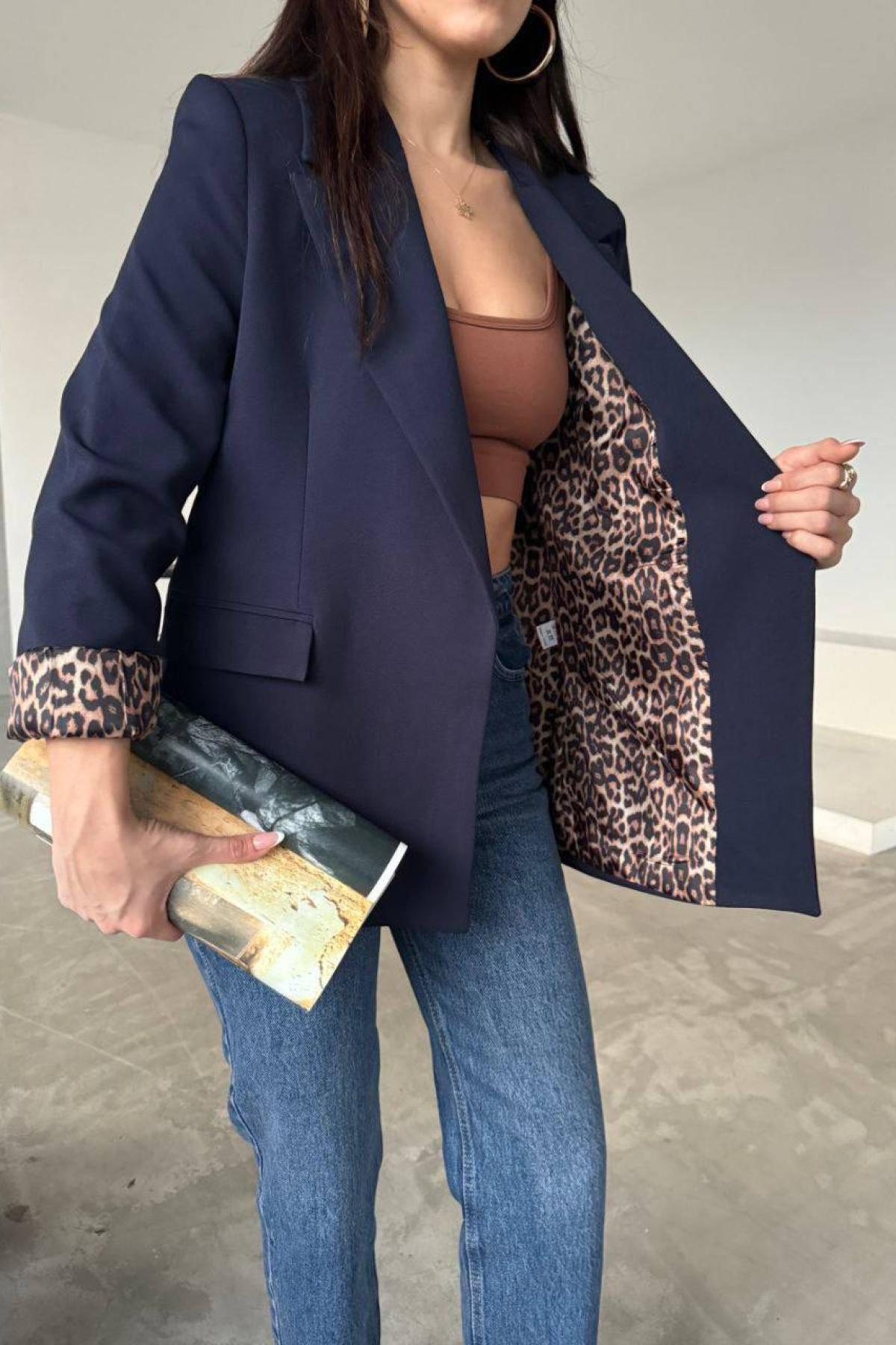 Wholesale Women Navy Blazer 727744