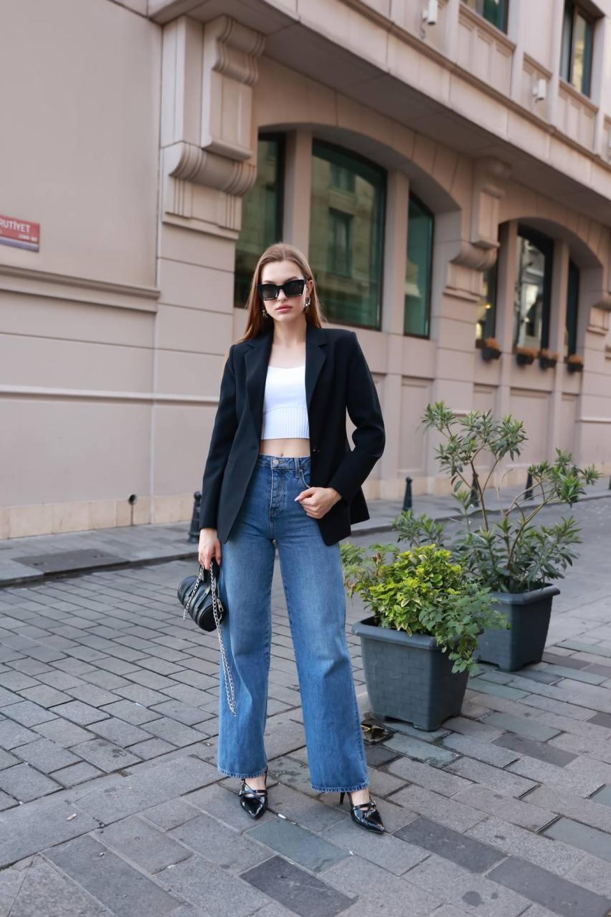 Wholesale Women Navy Jacket 718338