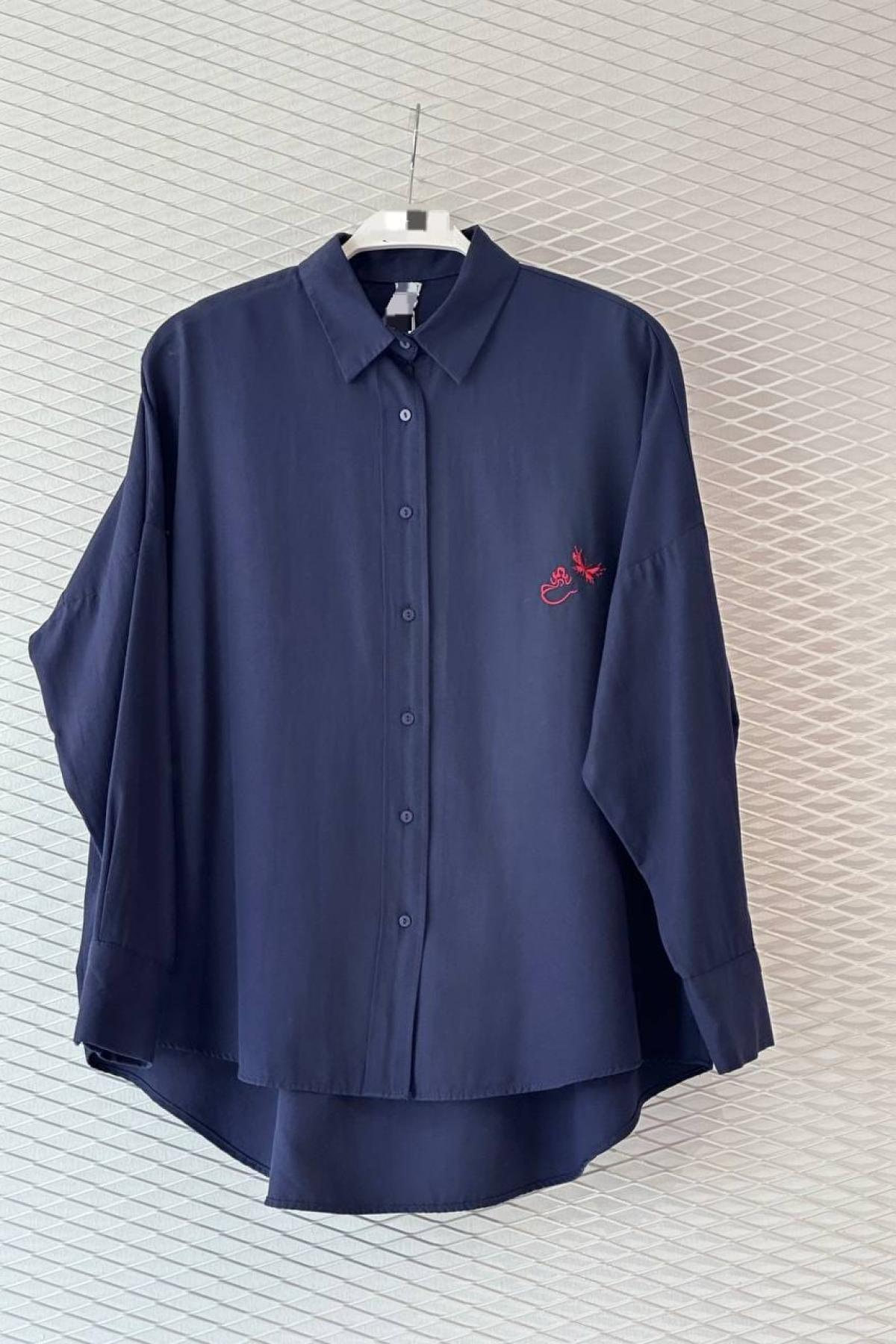 Wholesale Women Navy Shirt 719774