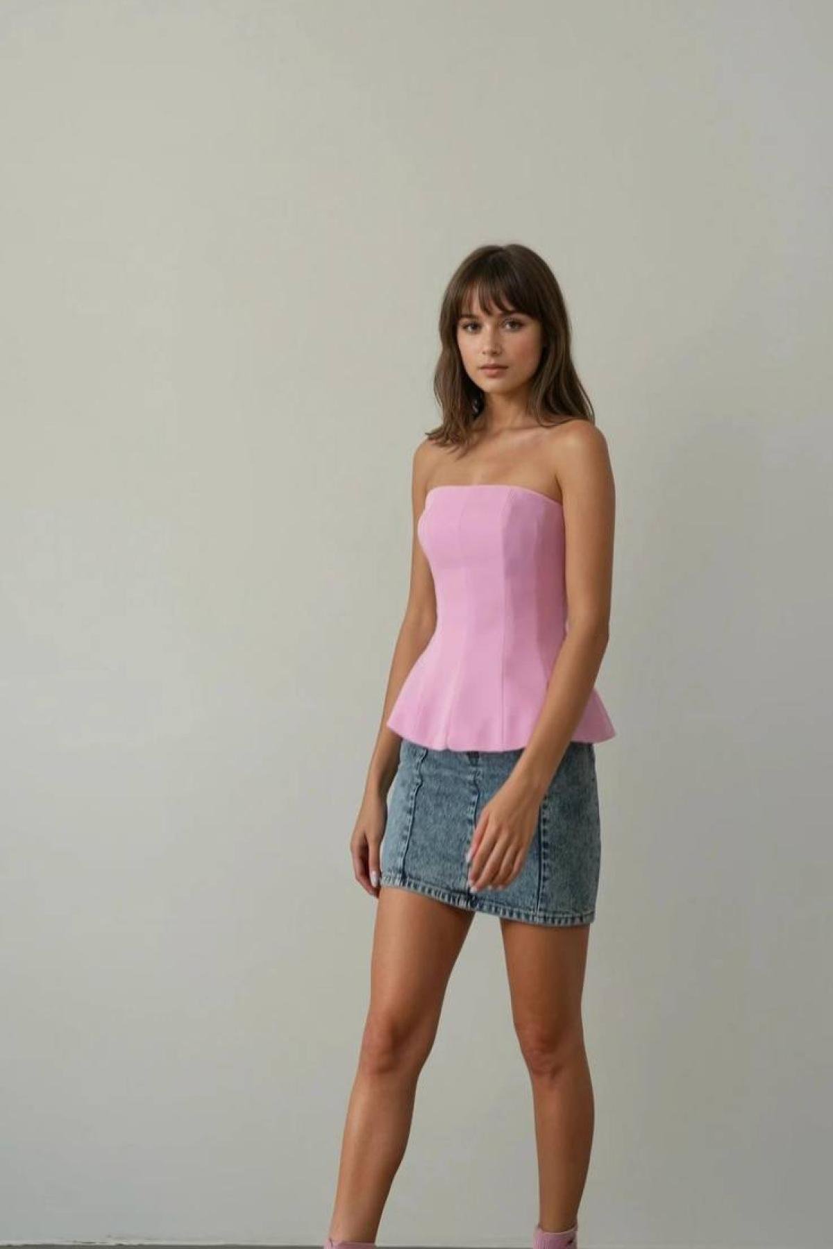 Wholesale Women Pink Blouse 732483