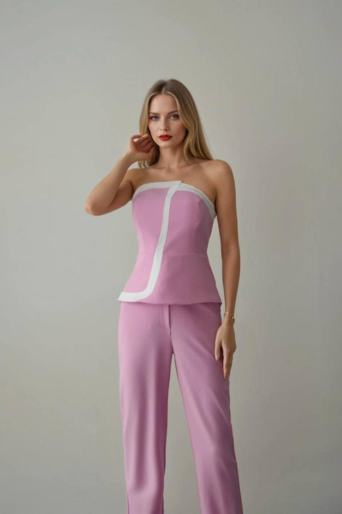Wholesale Women Pink Suit 731840