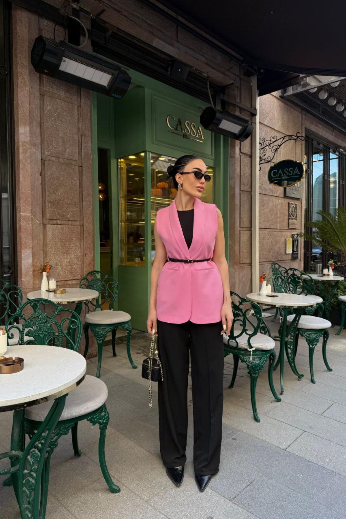 Wholesale Women Pink  Vest 737320