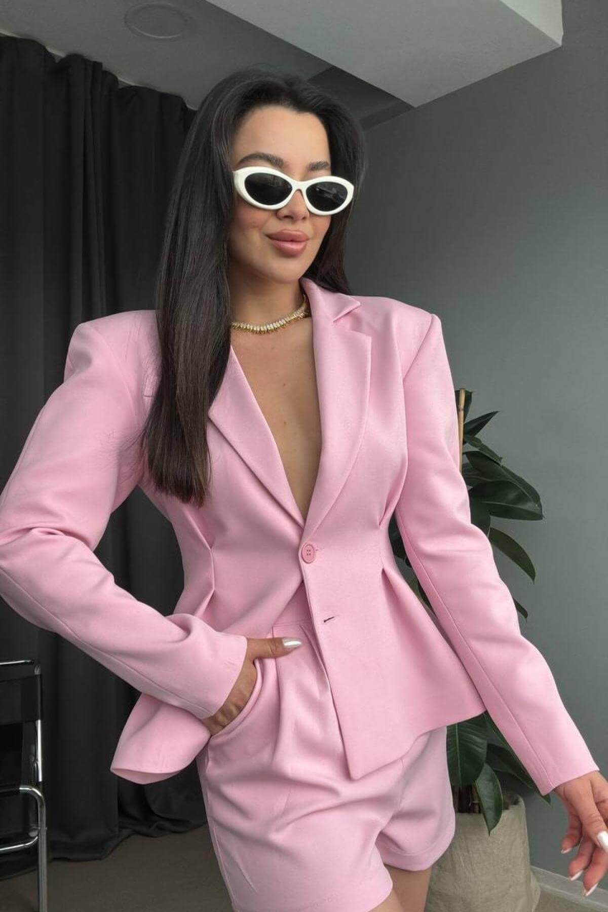 Wholesale Women Powder Suit 729777