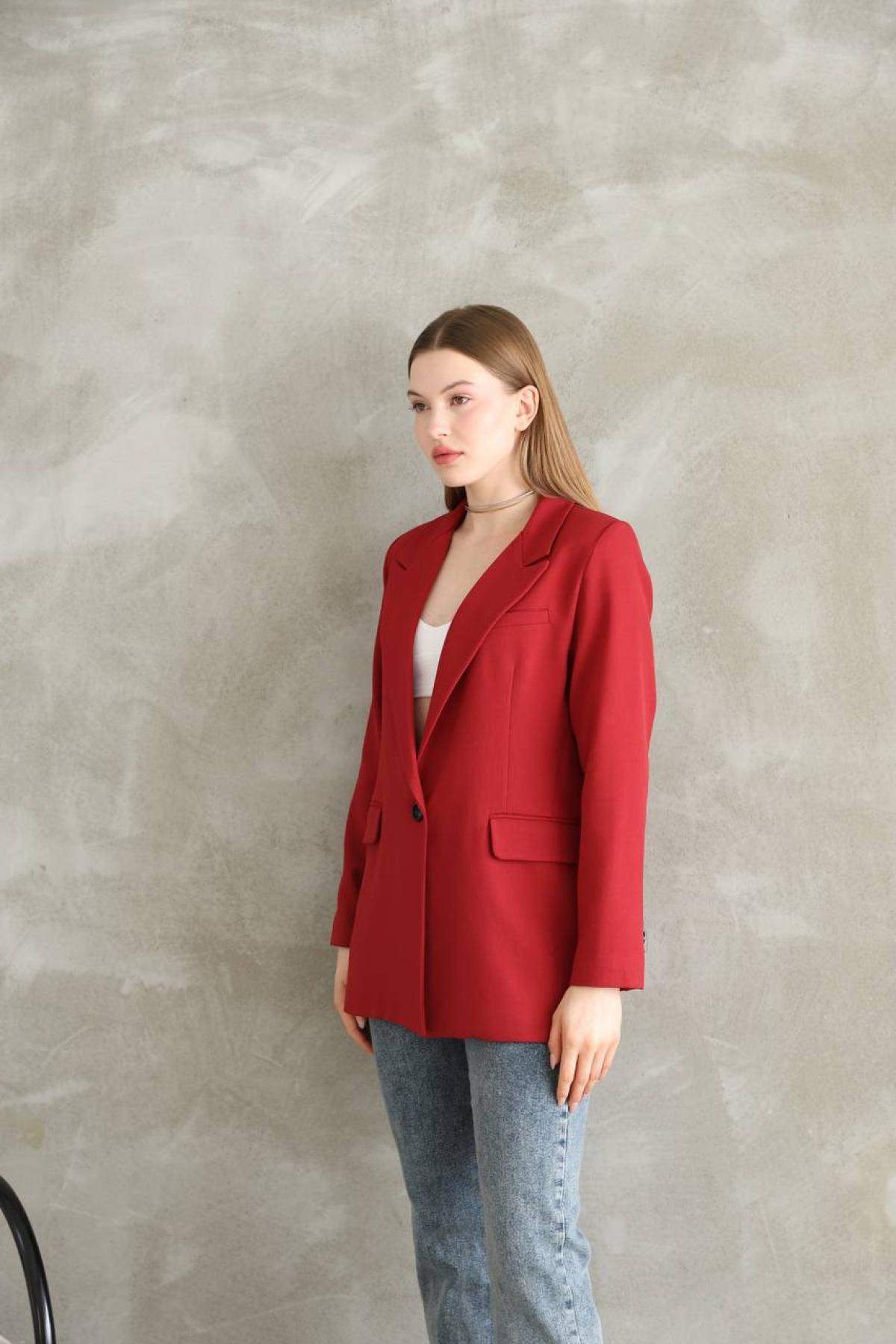 Wholesale Women Red Jacket 727655