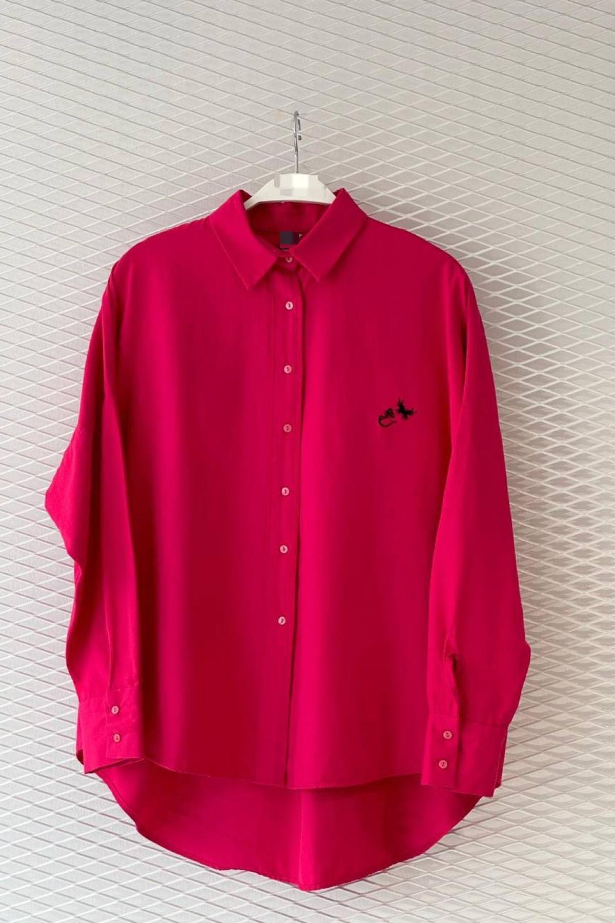 Wholesale Women Red Shirt 719772