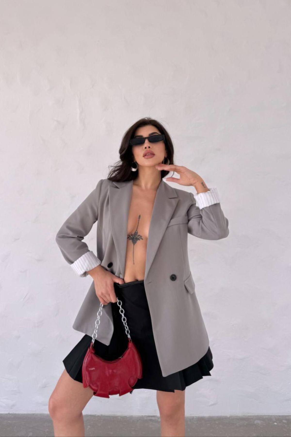 Wholesale Women Titanium Blazer 727757