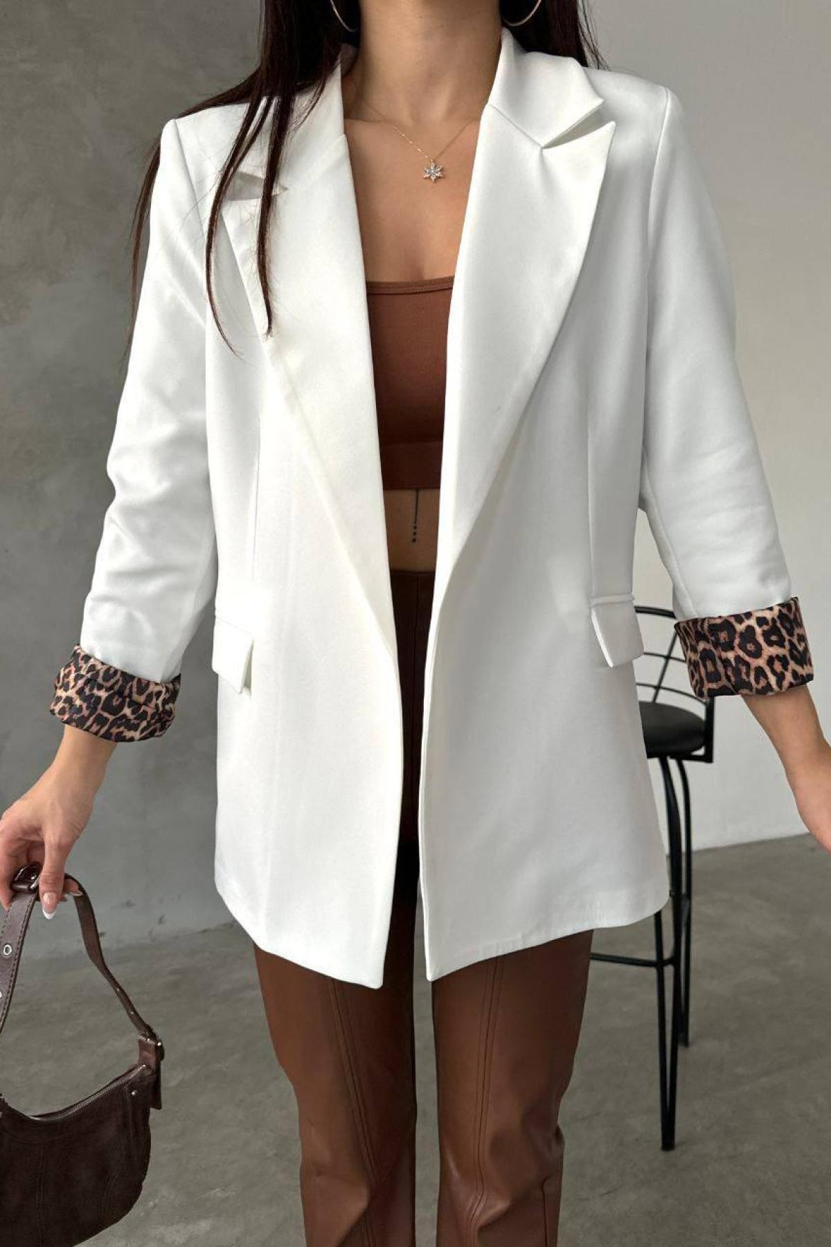 Wholesale Women White  Blazer 727745