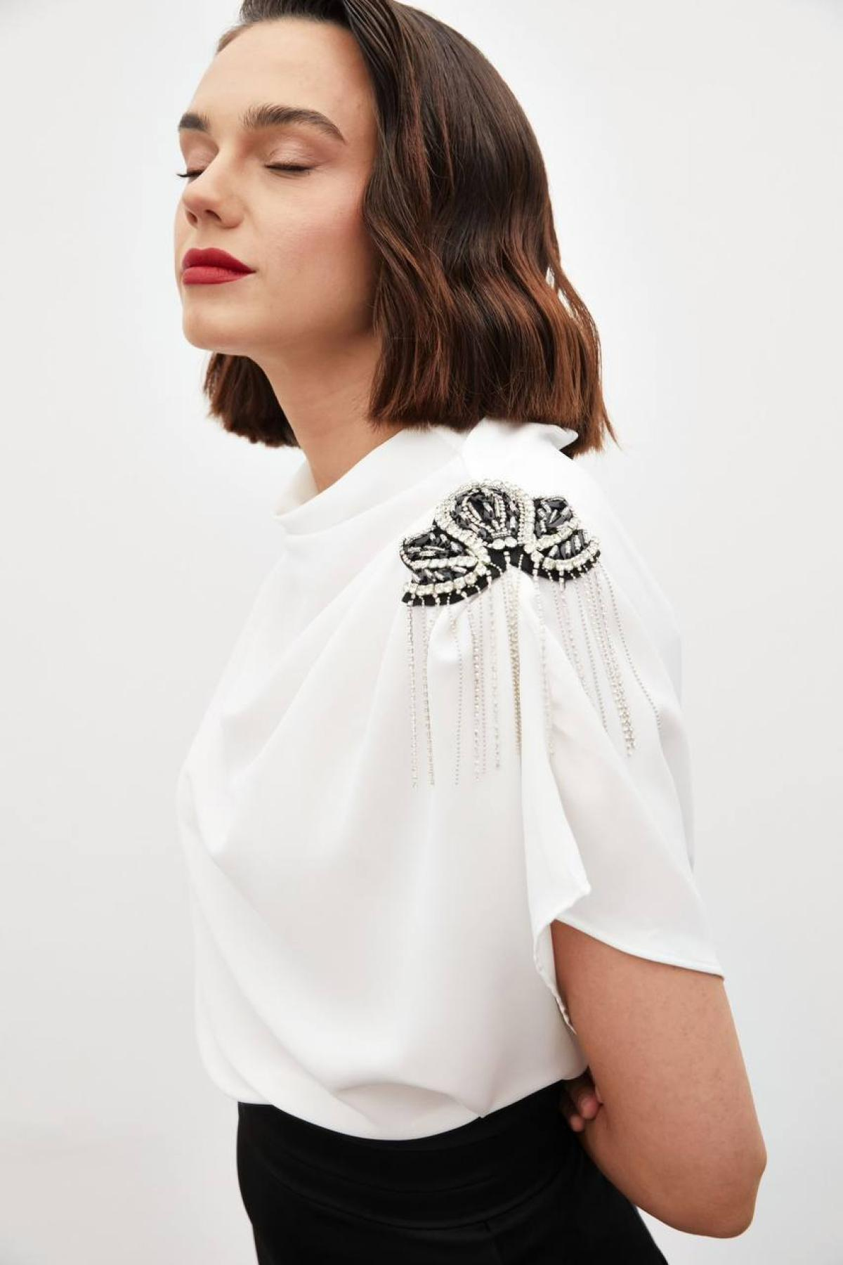 Wholesale Women White Blouse 735882