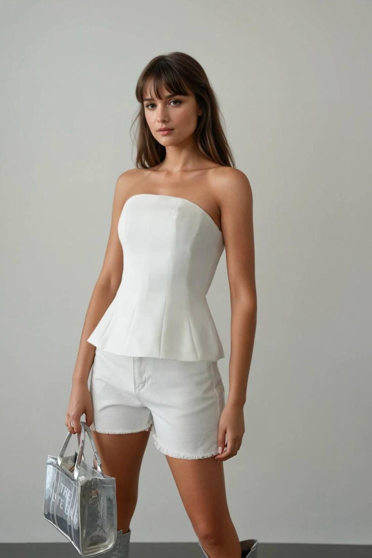 Wholesale Women White Blouse 732481