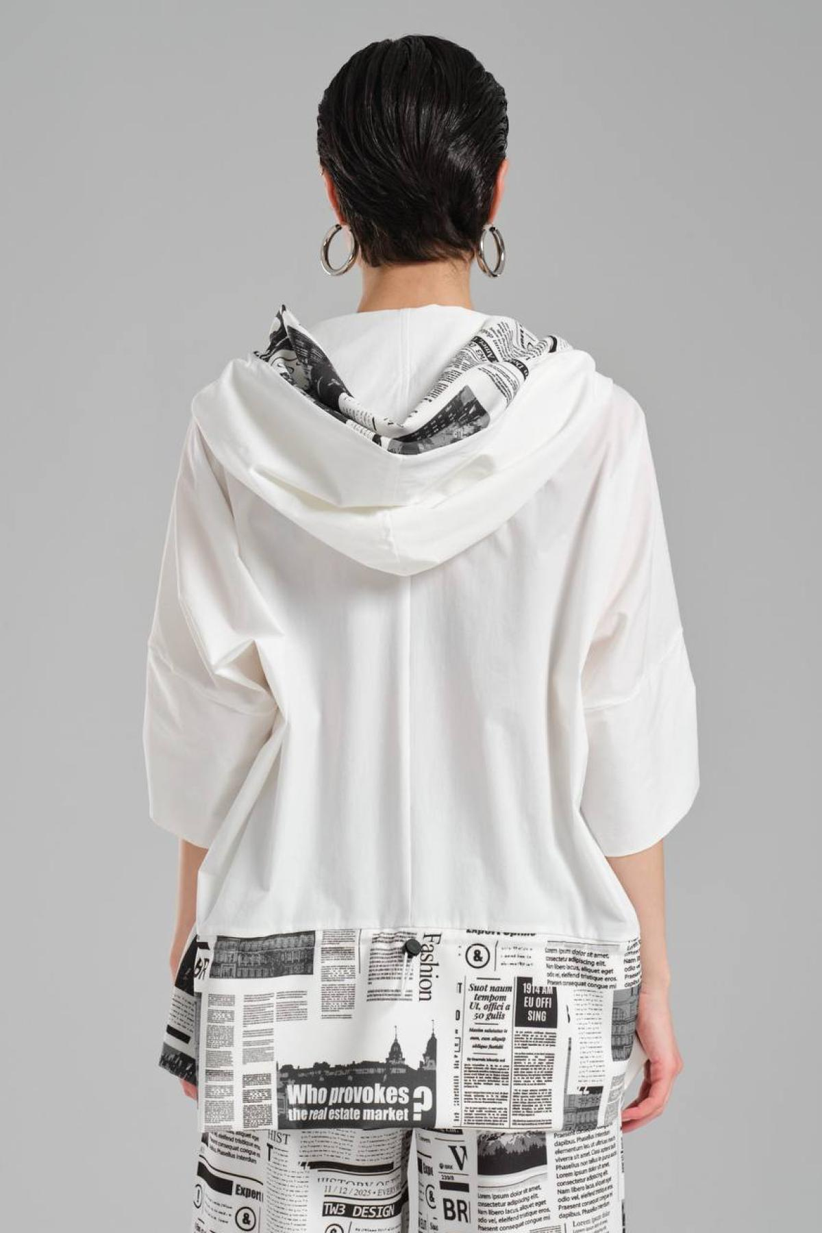 Wholesale Women White Jacket 722046
