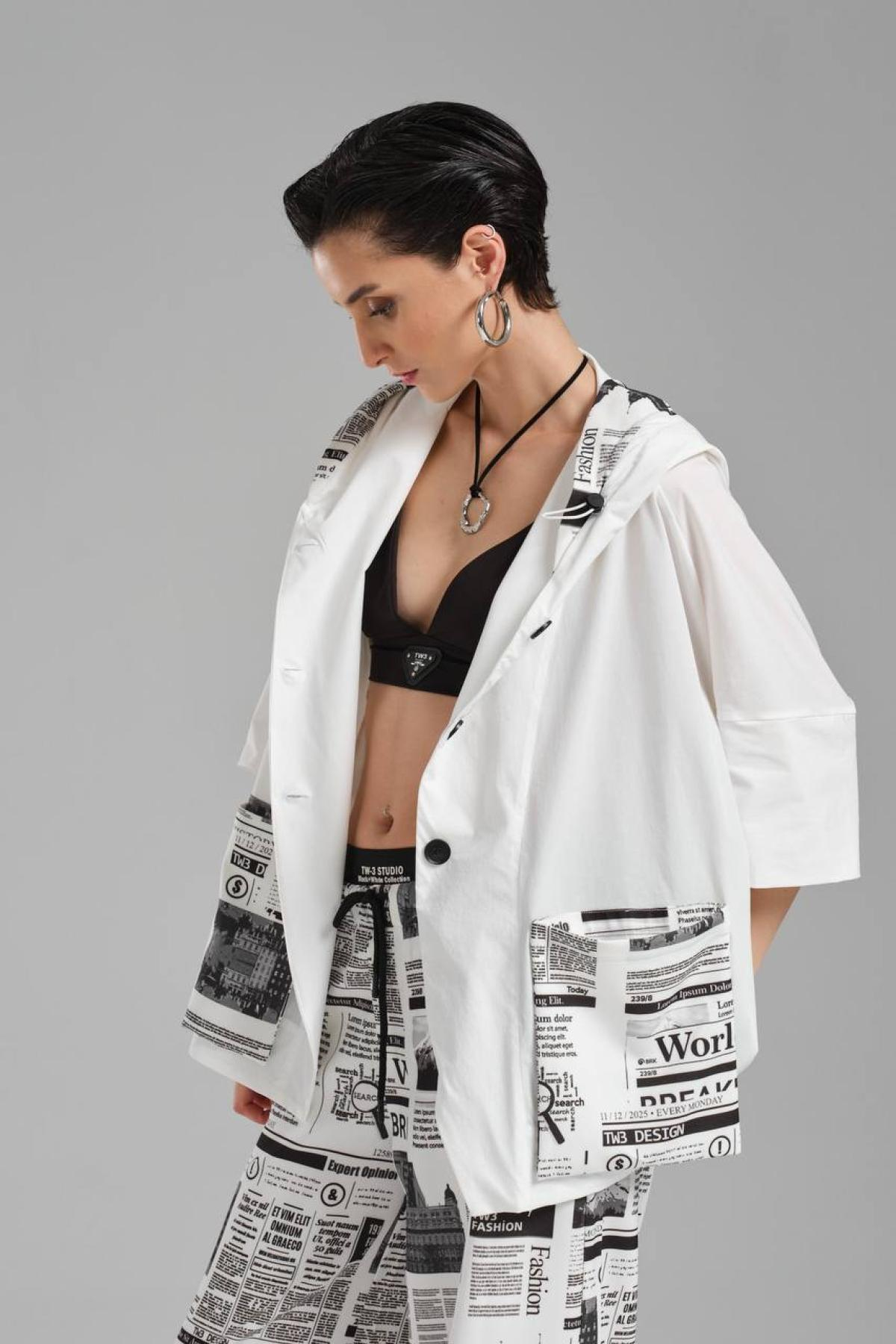 Wholesale Women White Jacket 722046
