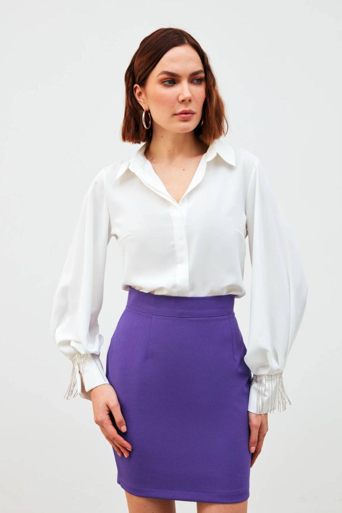 Wholesale Women White Shirt 719217