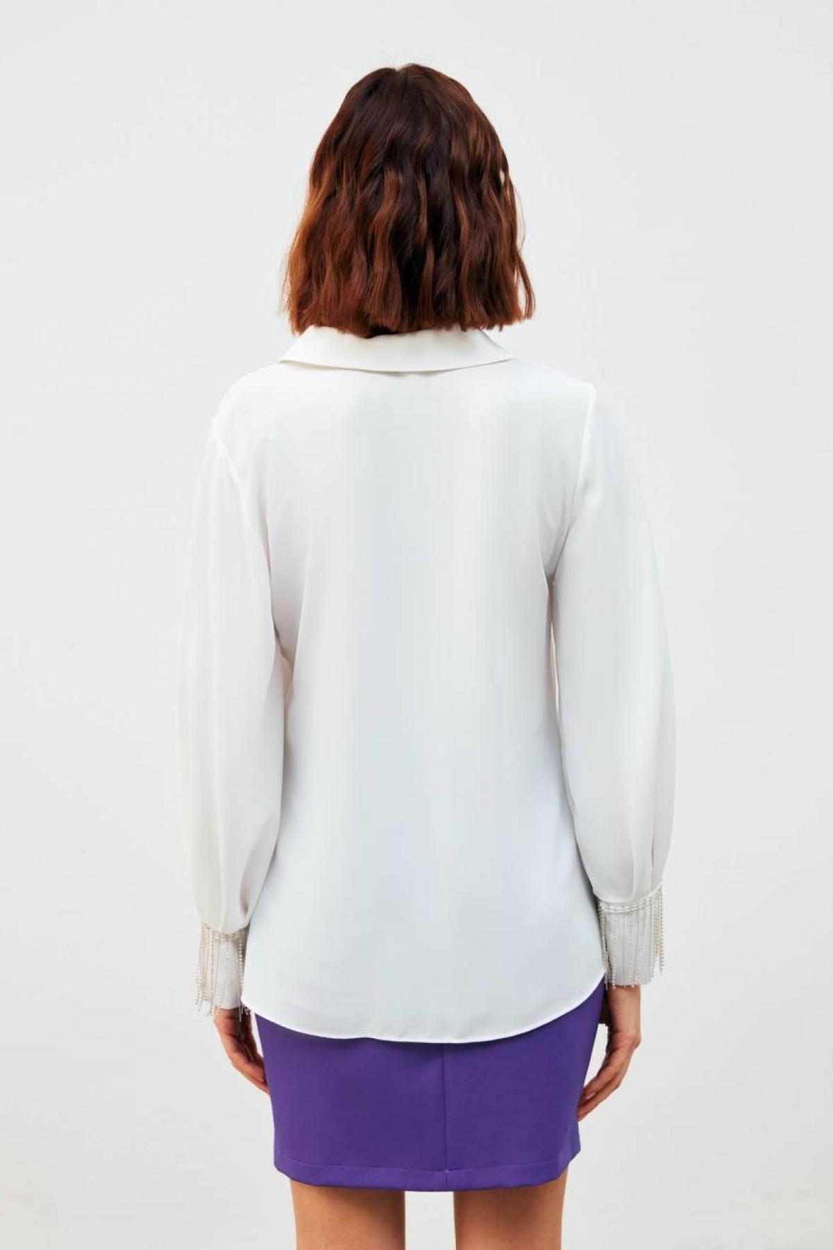Wholesale Women White Shirt 719217