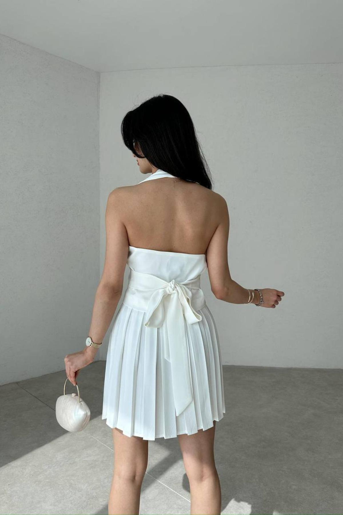 Wholesale Women White Skirt Suit 725180