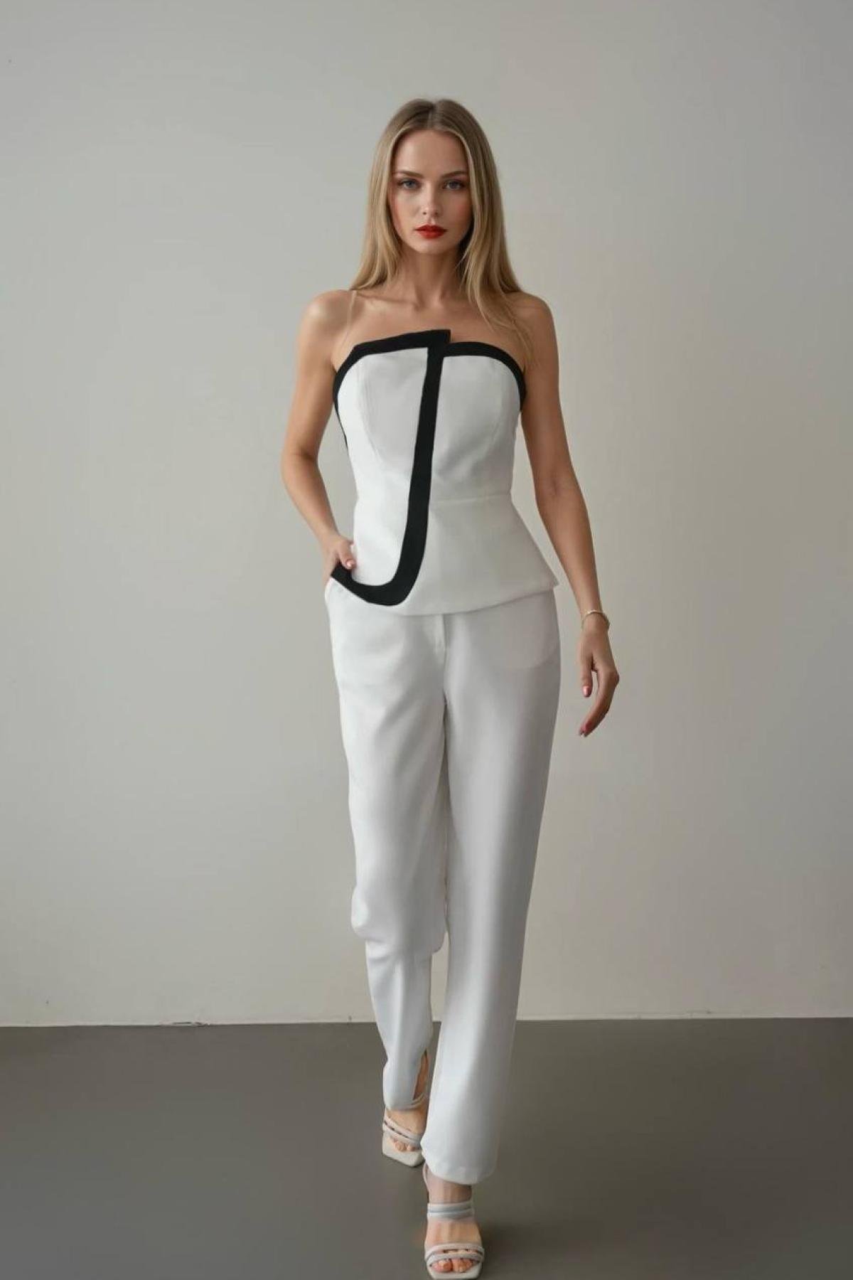 Wholesale Women White Suit 731839