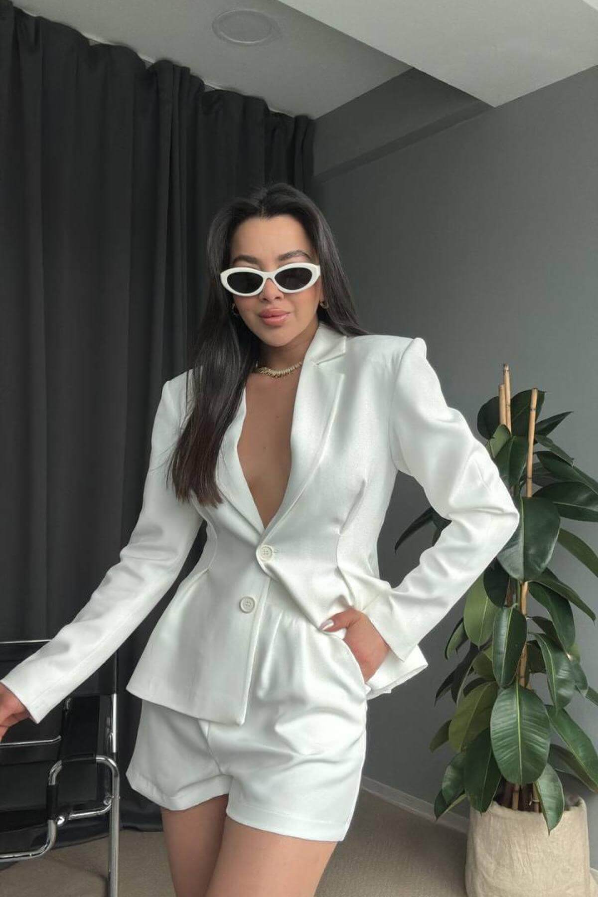 Wholesale Women White Suit 729778