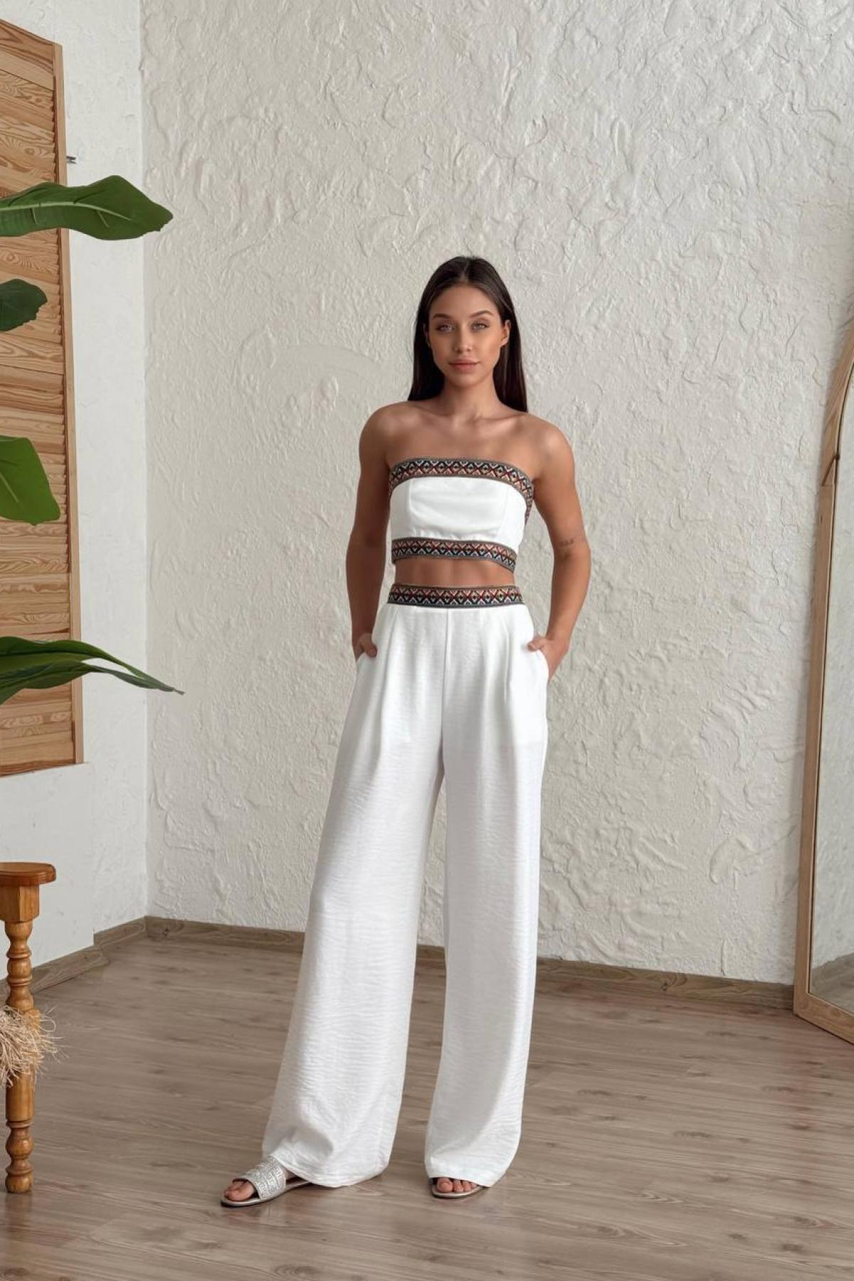Wholesale Women White Suit 732222