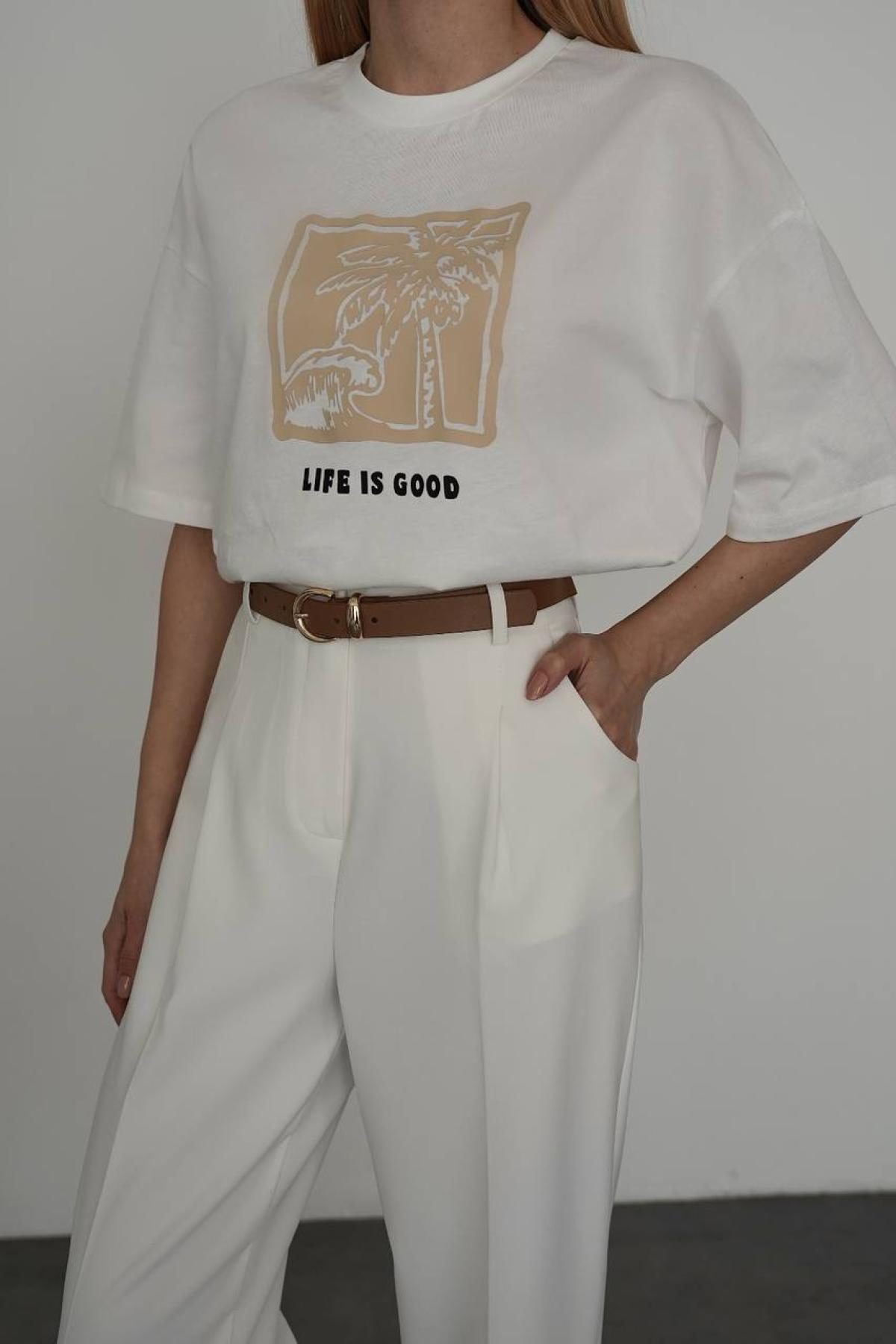 Wholesale Women White T-shirt 735783