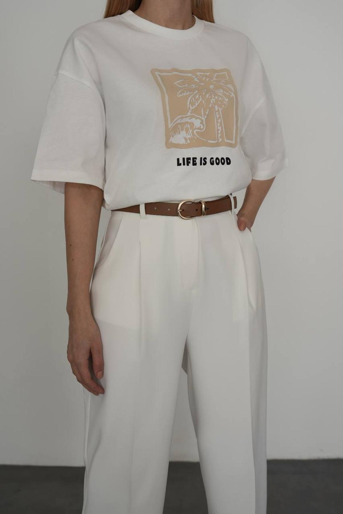 Wholesale Women White T-shirt 735783