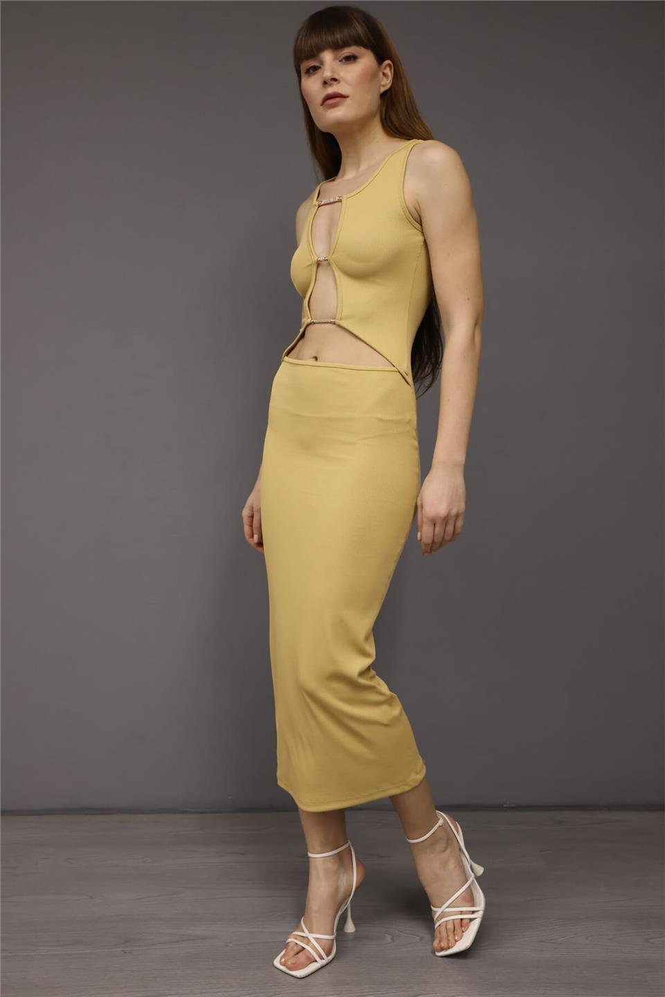 Wholesale Women's DOSS Dress Beige