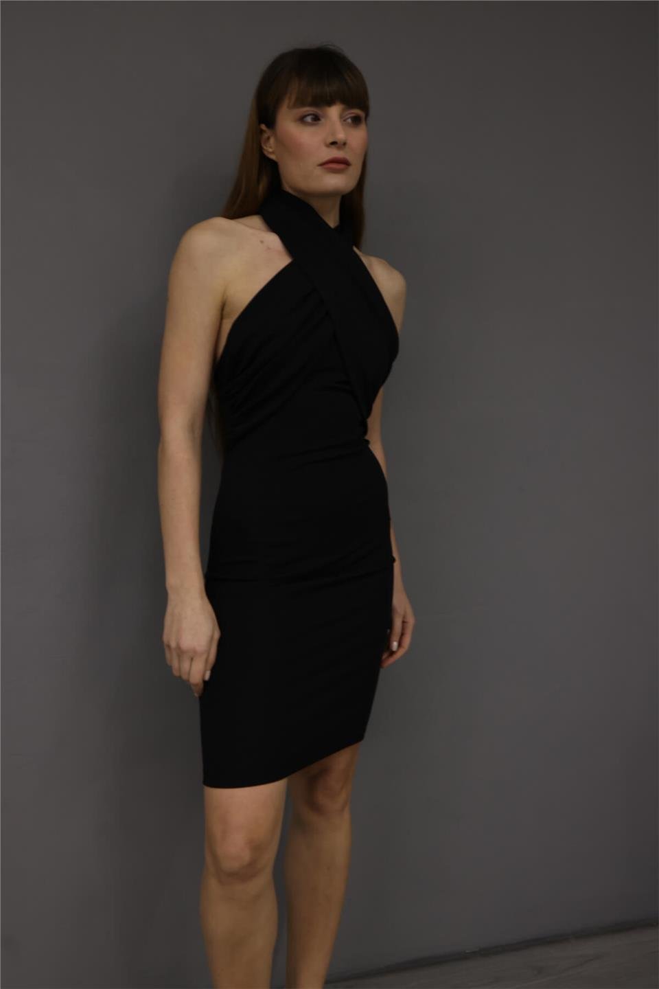 Wholesale Women's ROSLYN MIDI Dress Black