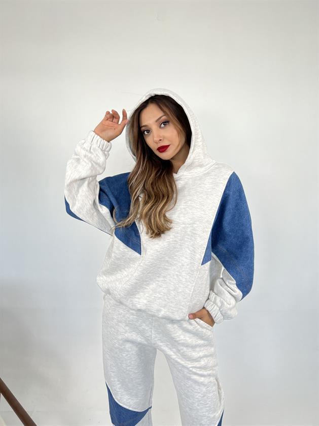 Wholesale Women's Tracksuit Set Snow Melange