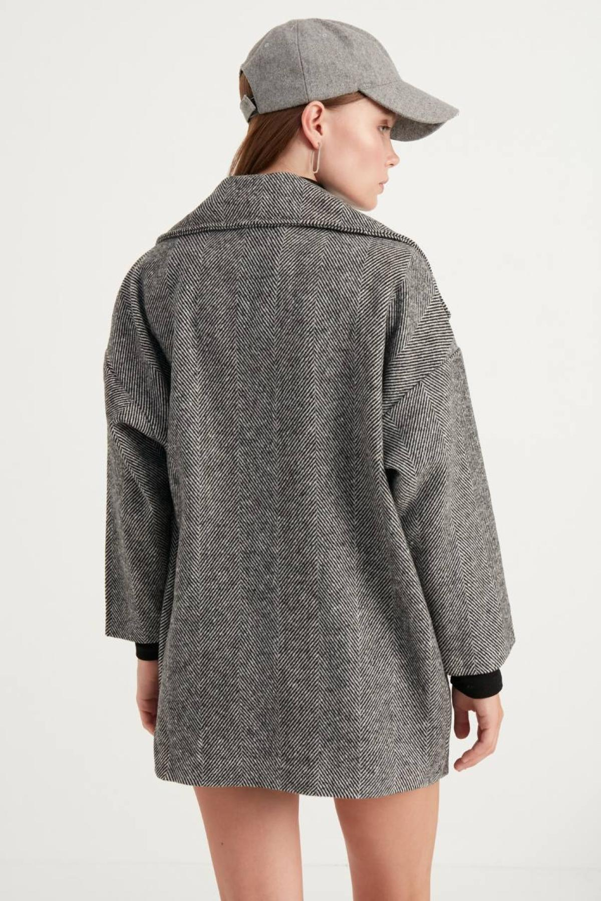 Women coat wholesale Anthracite color 699620