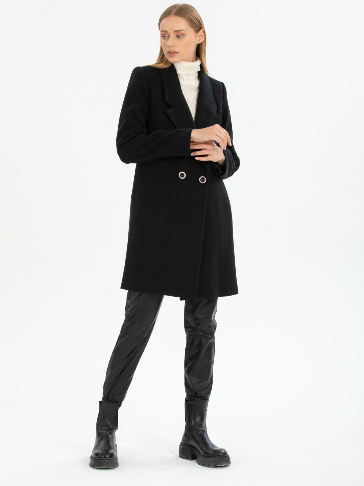 Women coat wholesale Black color 669549