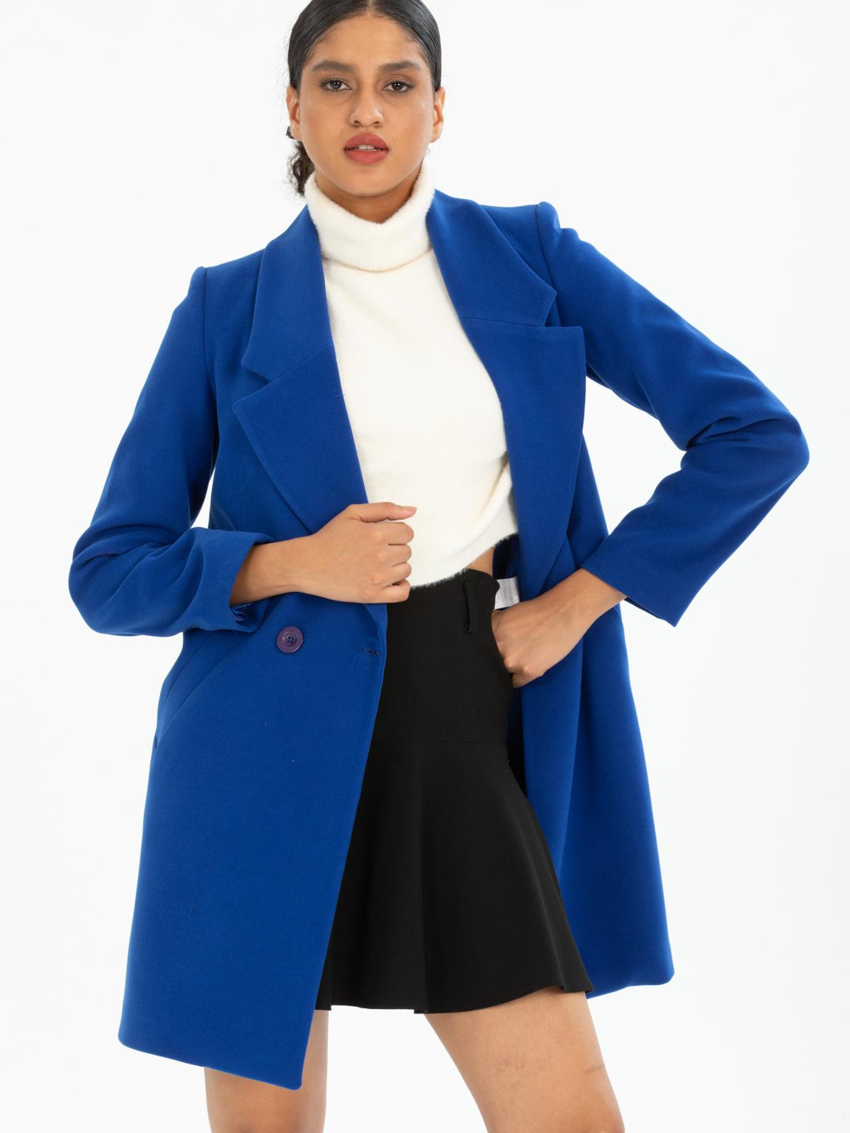 Women coat wholesale Blue color 669547