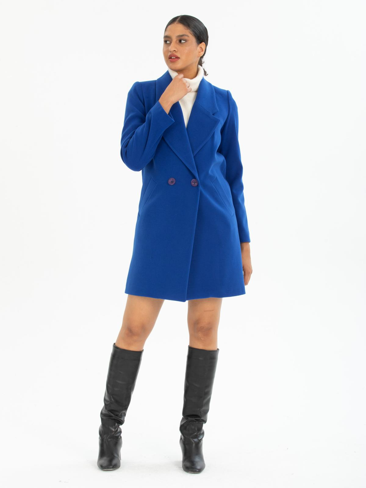 Women coat wholesale Blue color 669547
