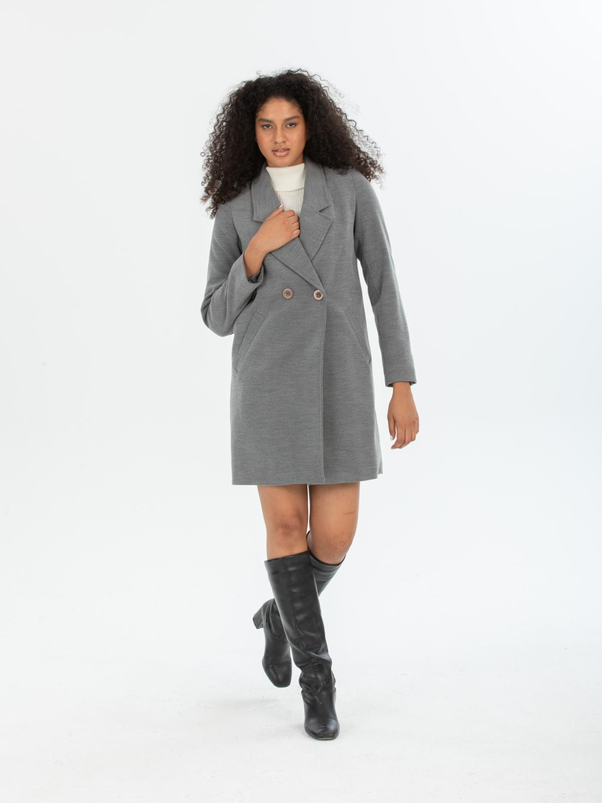 Women coat wholesale Gray color 670519