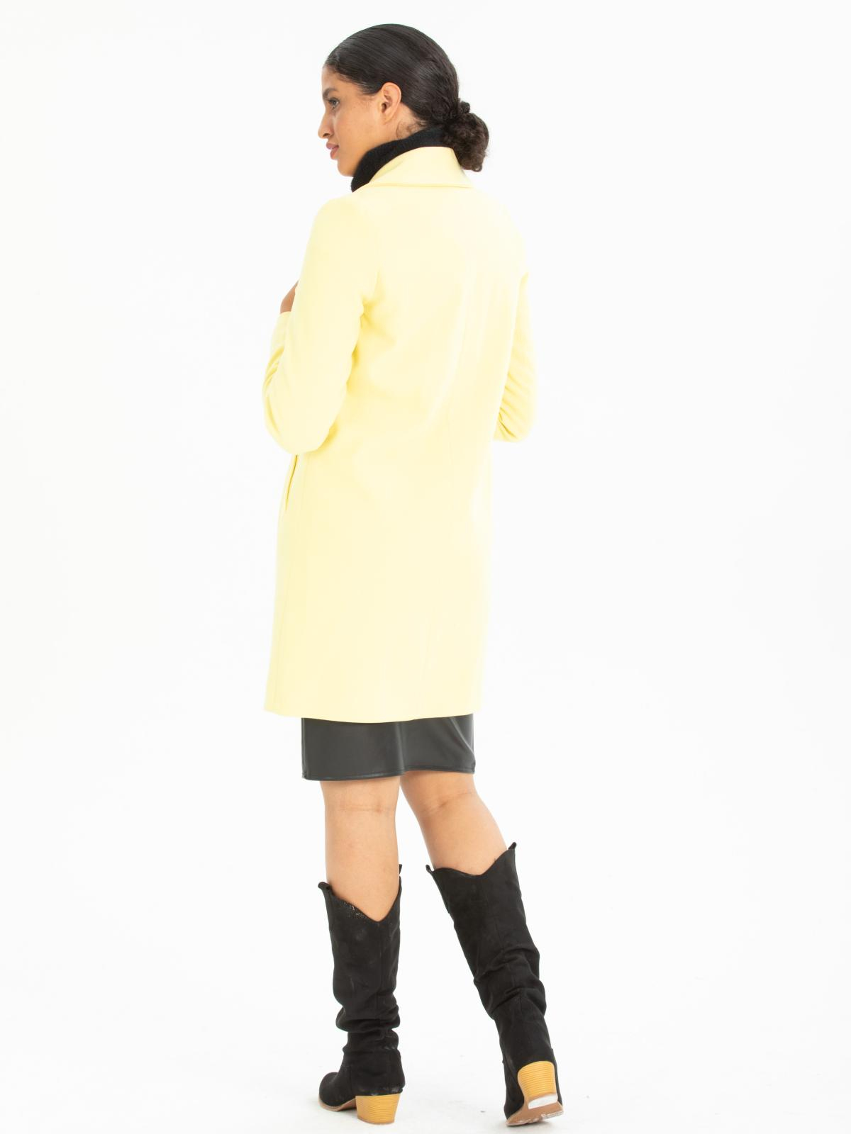 Women coat wholesale Light Yellow color 670464