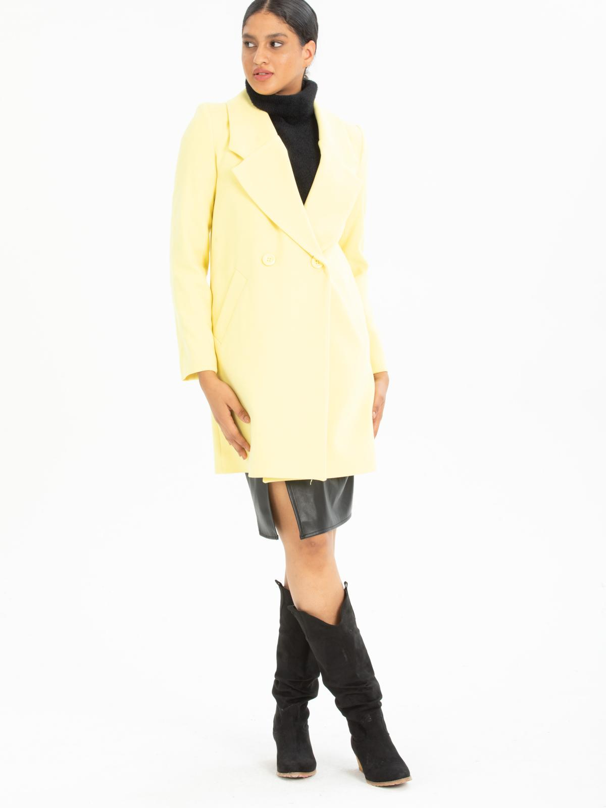 Women coat wholesale Light Yellow color 670464