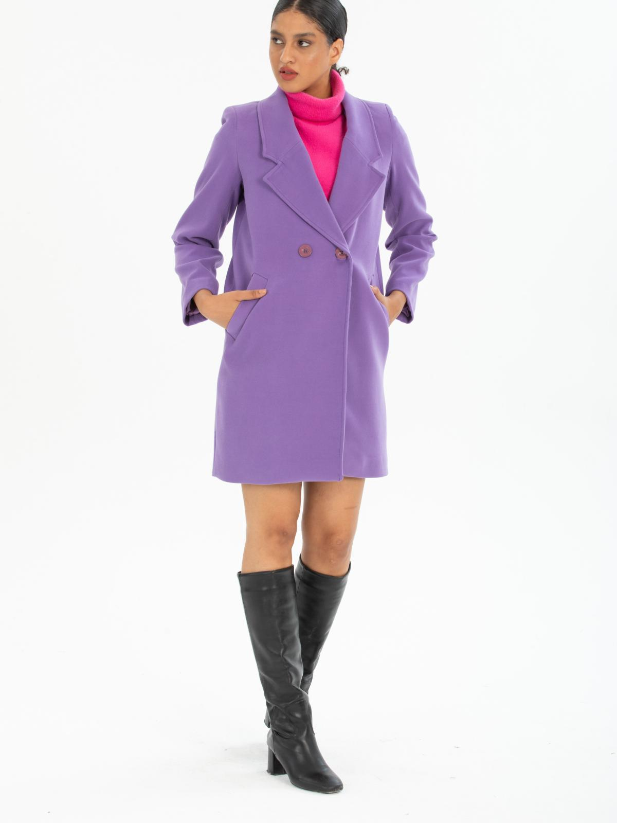 Women coat wholesale Lilac color 670463