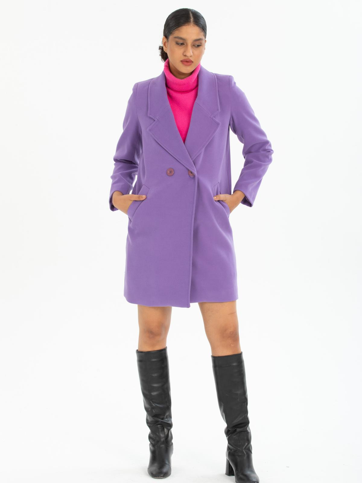 Women coat wholesale Lilac color 670463