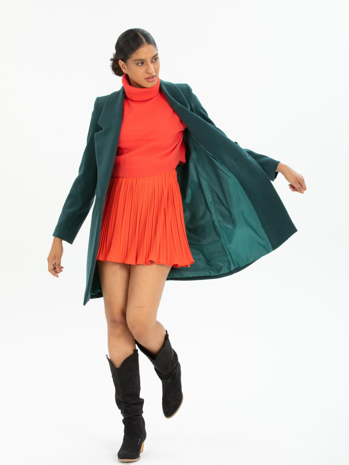 Women coat wholesale Petrol color 670465