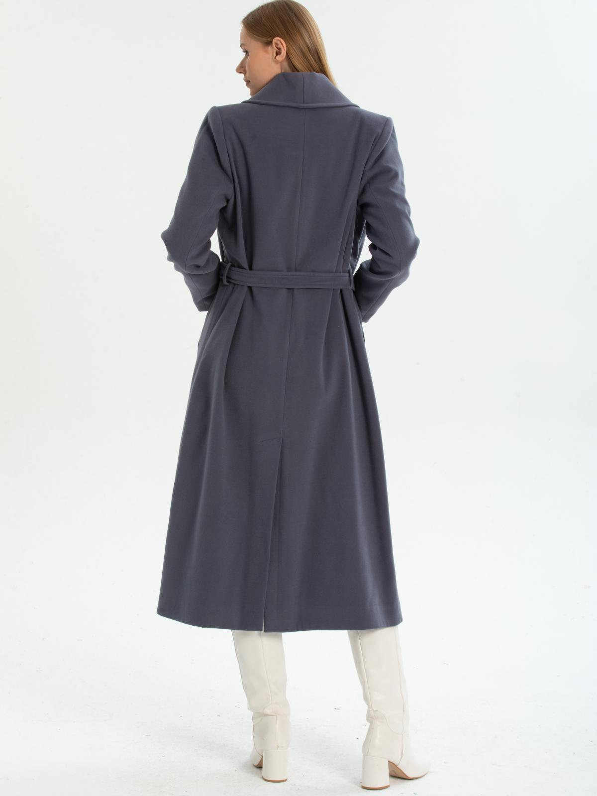 Women coat with belt wholesale Anthracite color 670408