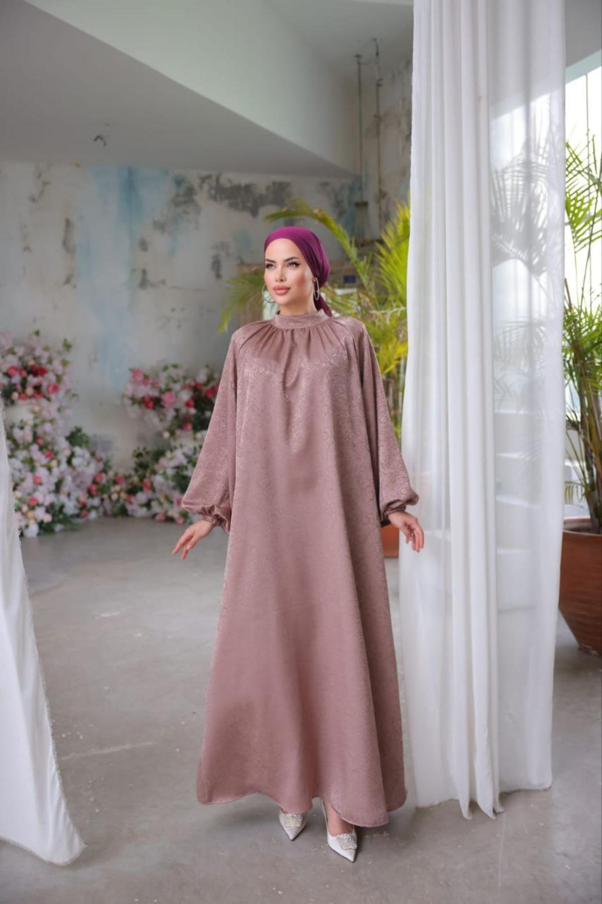 Women hijab maxi dress wholesale Multi color 697365