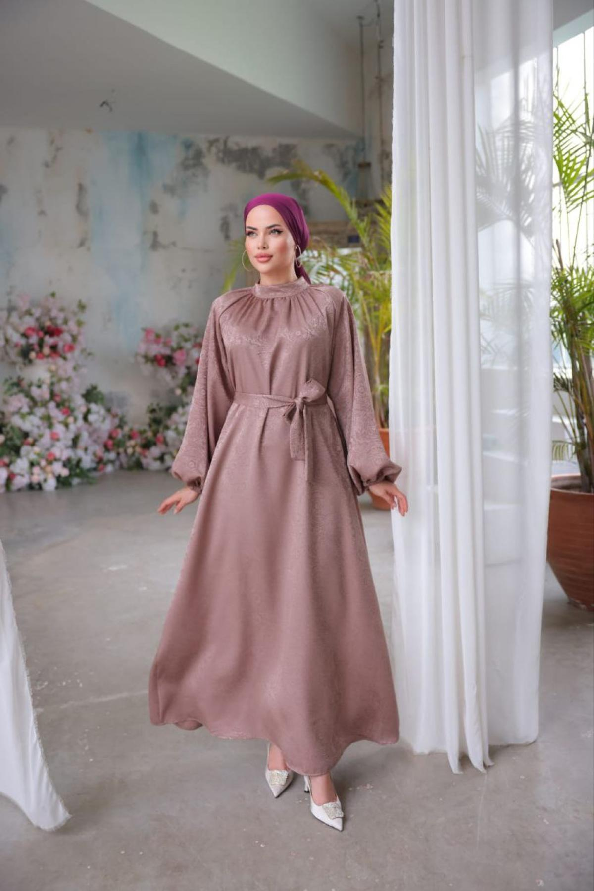 Women hijab maxi dress wholesale Multi color 697365
