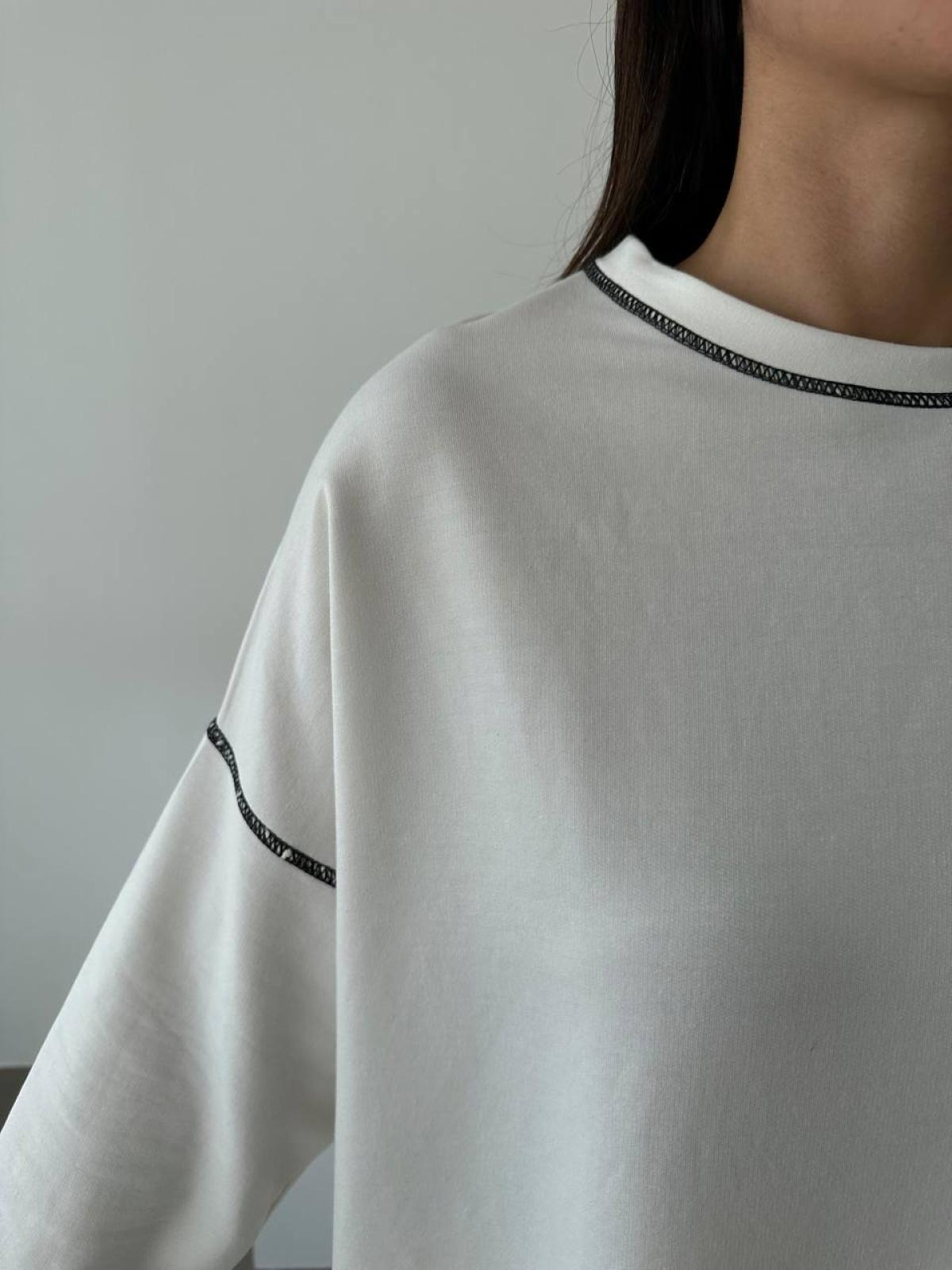 Women long-sleeve midi dress wholesale White color