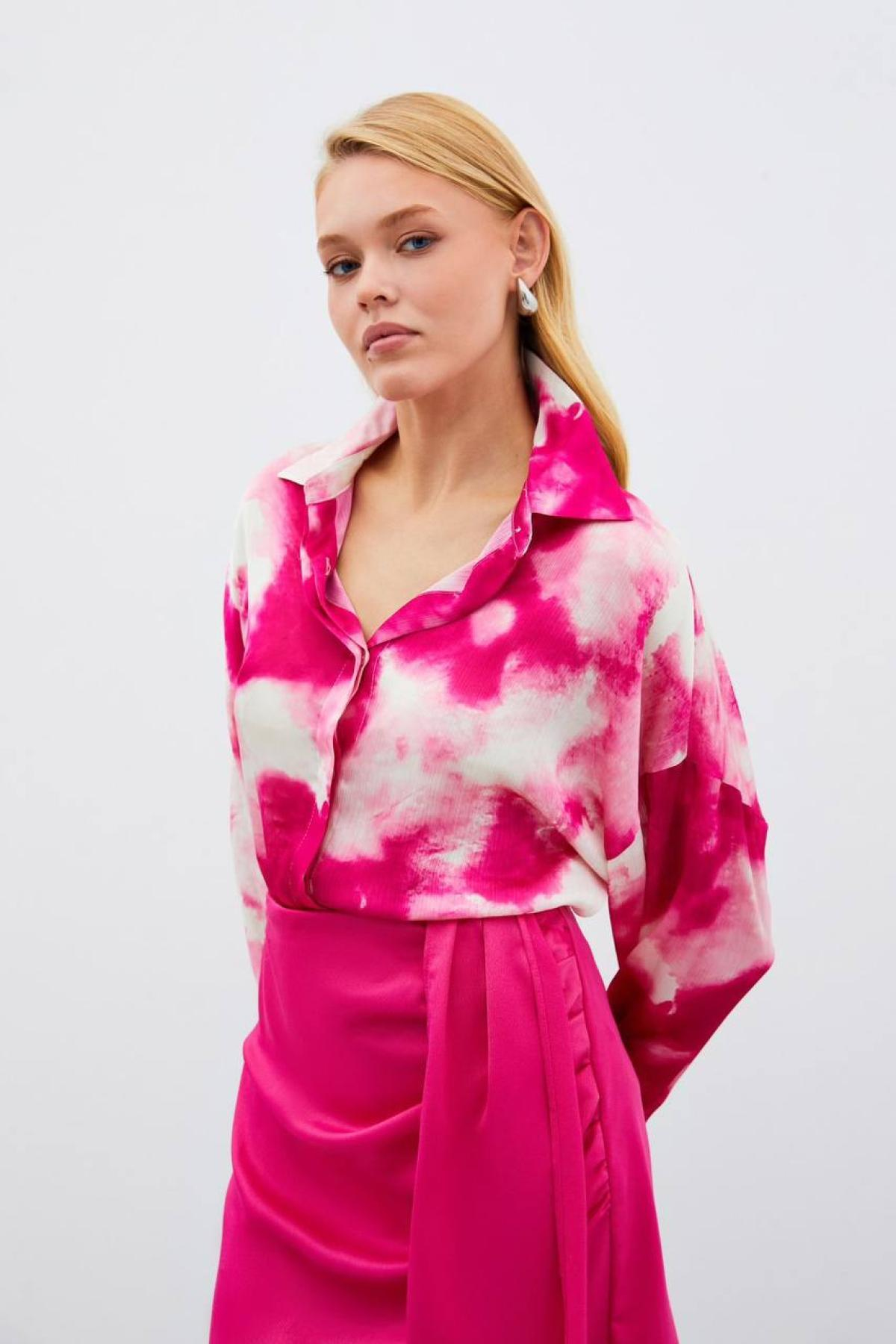 Women shirt wholesale Pink color 703459