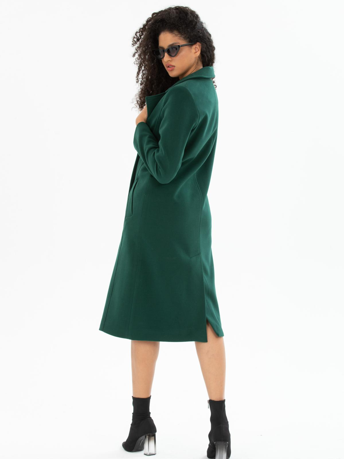 Women six-buttons coat wholesale Pine Green color 670517