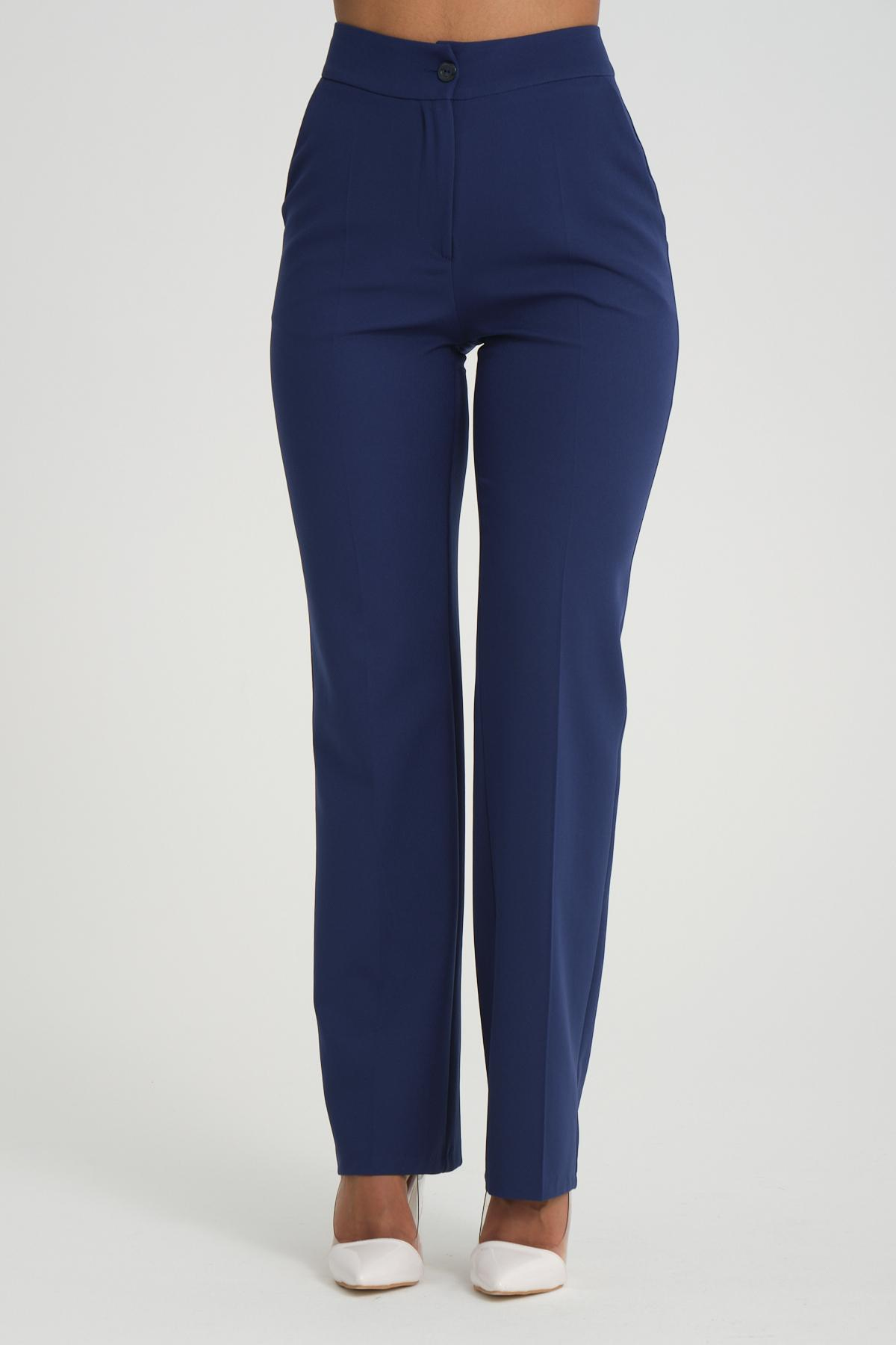 Women vest and pants suit Plus size wholesale Navy color 696682