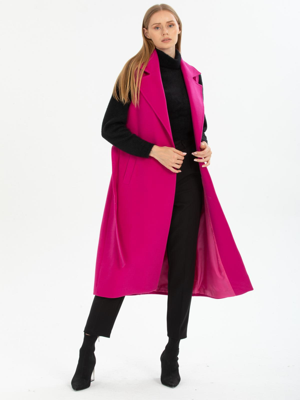 Women vest with belt wholesale Fuchsia color 669508