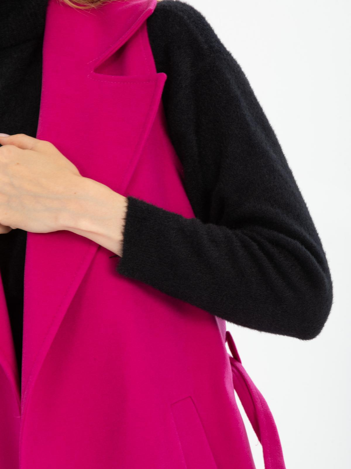 Women vest with belt wholesale Fuchsia color 669508