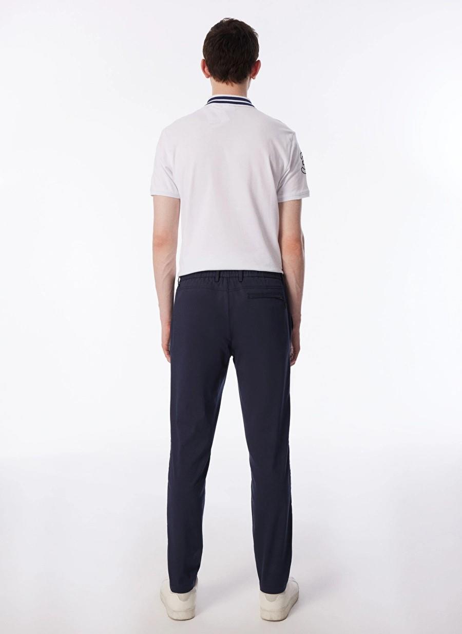 Beli Lastikli Arkası Tek Cep Fermuarlı Slim Fit Erkek Pantolon