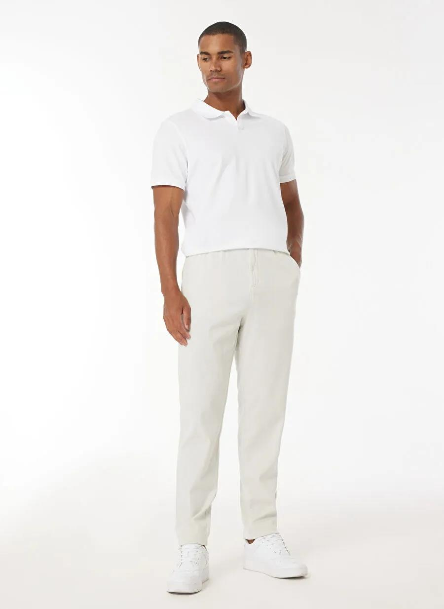 Beli Lastikli ve Kordonlu Jogger Erkek Pantolon