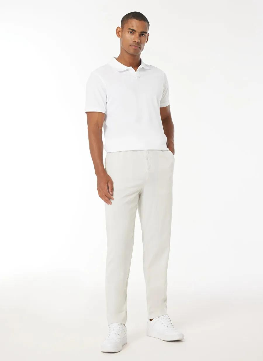 Beli Lastikli ve Kordonlu Jogger Erkek Pantolon
